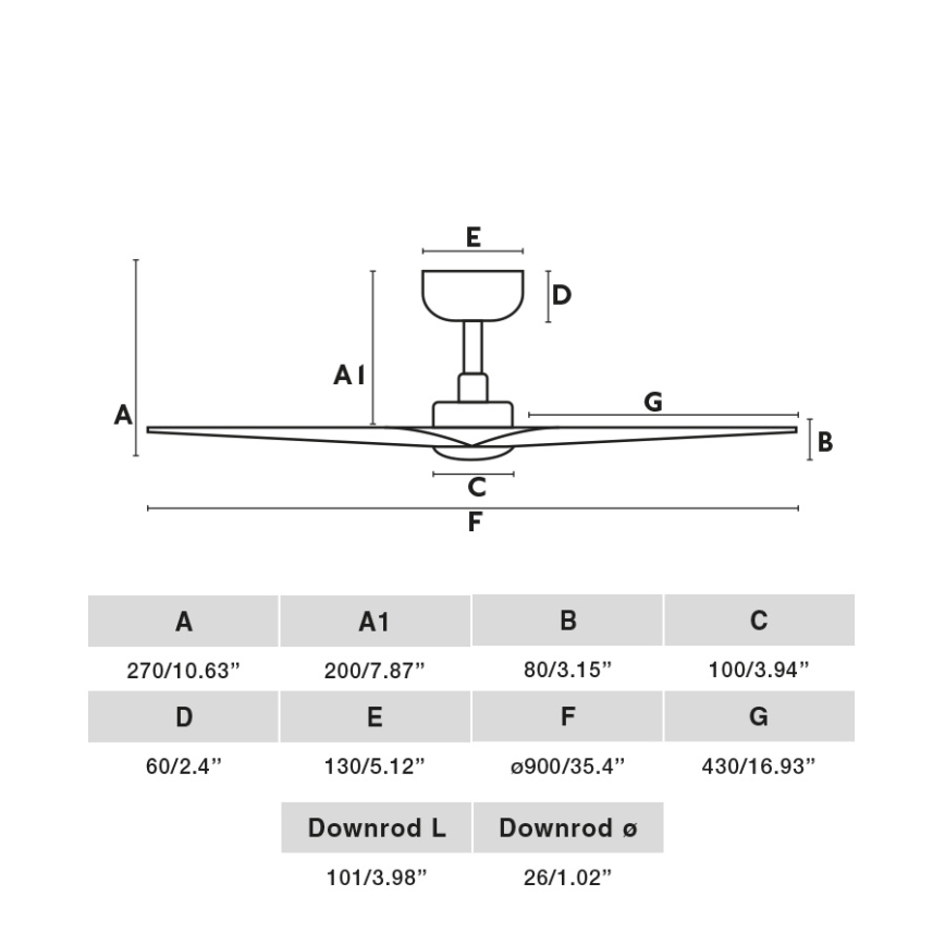 FARO 33824WT-1TW - Ανεμιστήρας οροφής LED Dimmable HEY S LED/10W/230V 2700/4000/6000K λευκό διάμετρος 90 cm Wi-Fi Tuya + τηλεχειριστήριο