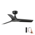 FARO 33825WP - Ανεμιστήρας οροφής HEY S μαύρο διάμετρος 90 cm SMART + τηλεχειριστήριο