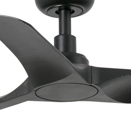 FARO 33825WT - Ανεμιστήρας οροφής HEY S μαύρο διάμετρος 90 cm Wi-Fi Tuya + τηλεχειριστήριο
