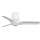 FARO 33826-1TW - Ρυθμιζόμενος LED ανεμιστήρας οροφής HEY TUB S LED/10W/230V 2700/3000/4000K λευκός Ø 90 cm + τηλεχειριστήριο