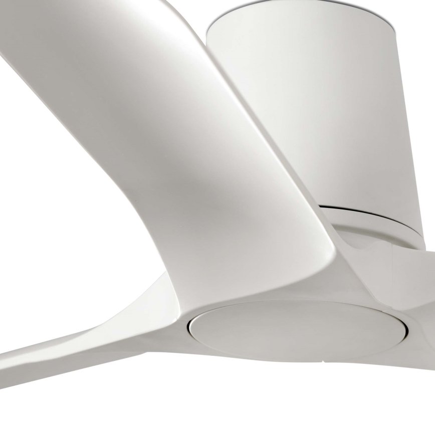 FARO 33826WT - Ανεμιστήρας οροφής HEY TUB S λευκό διάμετρος 90 cm Wi-Fi Tuya + τηλεχειριστήριο