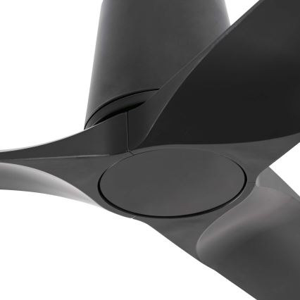 FARO 33827WT - Ανεμιστήρας οροφής HEY TUB S μαύρο διάμετρος 90 cm Wi-Fi Tuya + τηλεχειριστήριο