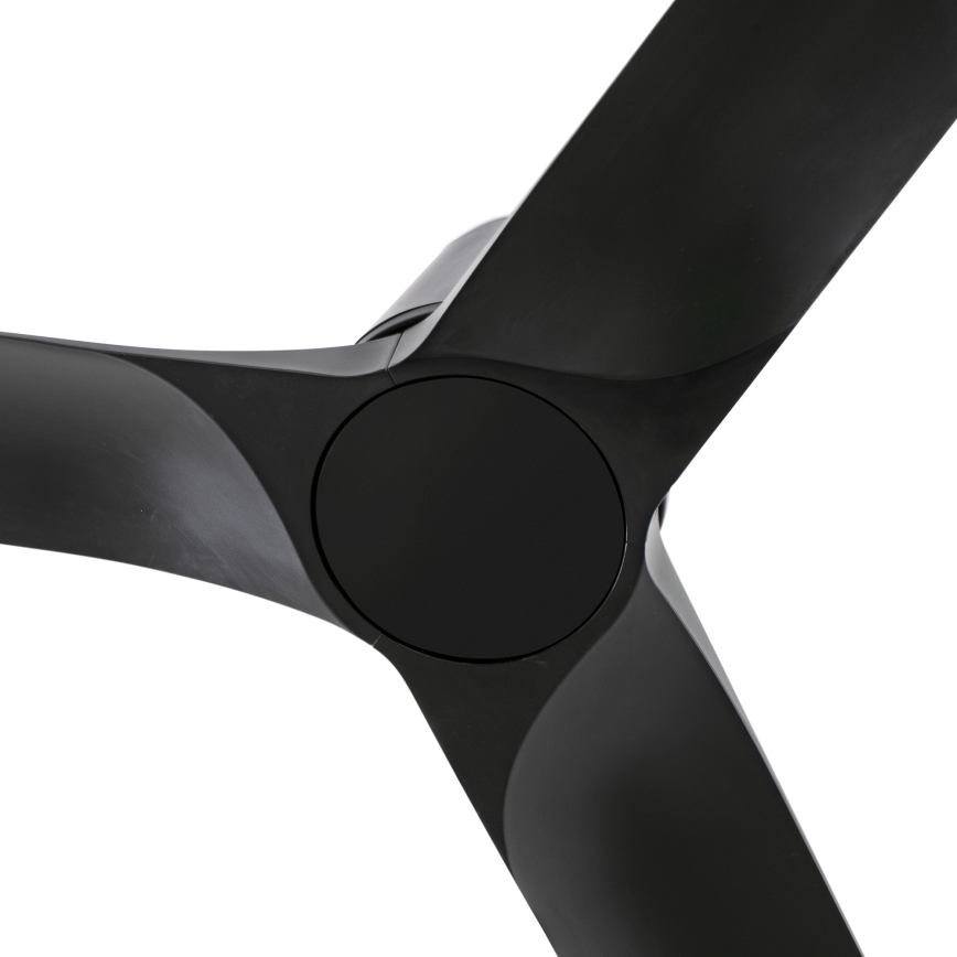 FARO 33827WT - Ανεμιστήρας οροφής HEY TUB S μαύρο διάμετρος 90 cm Wi-Fi Tuya + τηλεχειριστήριο