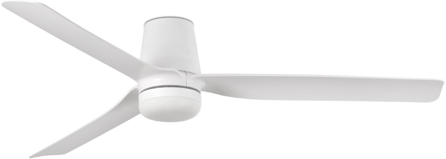 FARO 33828WT-1TW - Ανεμιστήρας οροφής LED Dimmable PUNT TUB M LED/18W/230V 3000/4200/6500K λευκό διάμετρος 132 cm Wi-Fi Tuya + τηλεχειριστήριο