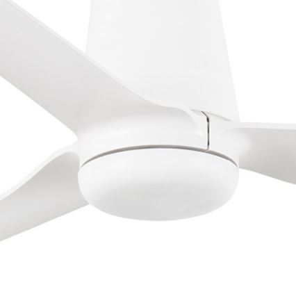 FARO 33828WT - Ανεμιστήρας οροφής PUNT TUB M λευκό διάμετρος 132 cm Wi-Fi Tuya + τηλεχειριστήριο