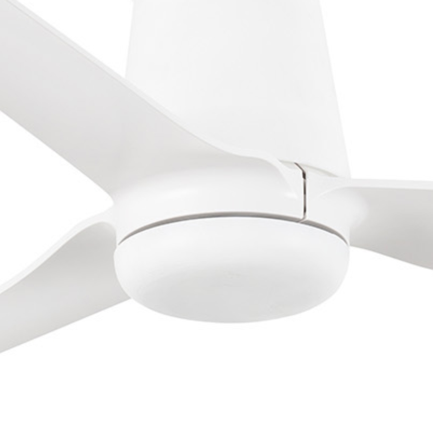 FARO 33828WT - Ανεμιστήρας οροφής PUNT TUB M λευκό διάμετρος 132 cm Wi-Fi Tuya + τηλεχειριστήριο