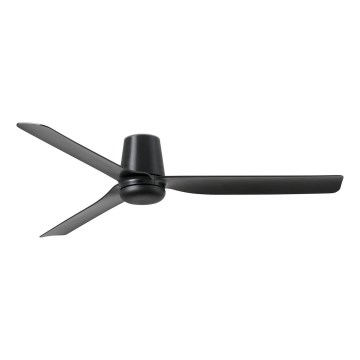 FARO 33830 - Ανεμιστήρας οροφής PUNT TUB M μαύρο διάμετρος 130 cm + τηλεχειριστήριο