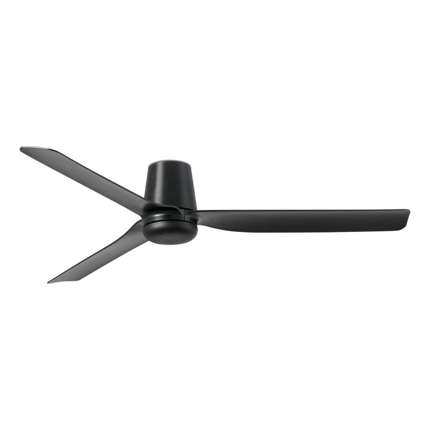 FARO 33830 - Ανεμιστήρας οροφής PUNT TUB M μαύρο διάμετρος 130 cm + τηλεχειριστήριο
