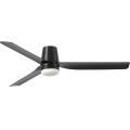 FARO 33830WT-1TW - Ανεμιστήρας οροφής LED Dimmable PUNT TUB M LED/18W/230V 3000/4200/6500K μαύρο διάμετρος 132 cm Wi-Fi Tuya + τηλεχειριστήριο