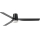 FARO 33830WT-1TW - Ανεμιστήρας οροφής LED Dimmable PUNT TUB M LED/18W/230V 3000/4200/6500K μαύρο διάμετρος 132 cm Wi-Fi Tuya + τηλεχειριστήριο