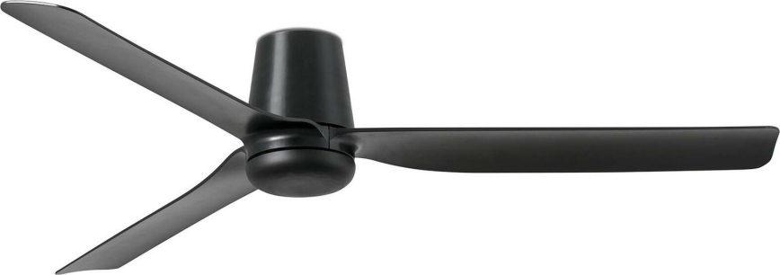 FARO 33830WT - Ανεμιστήρας οροφής PUNT TUB M μαύρο διάμετρος 132 cm Wi-Fi Tuya + τηλεχειριστήριο