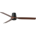 FARO 33831WT - Ανεμιστήρας οροφής PUNT TUB M καφέ/μαύρο διάμετρος 132 cm Wi-Fi Tuya + τηλεχειριστήριο