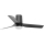 FARO 33834-1TW - Ρυθμιζόμενος ανεμιστήρας οροφής LED MINI PUNT TUB με ρύθμιση φωτεινότητας, LED/10W/230V 2700/3000/4000K Ø 90 cm μαύρος + τηλεχειριστήριο