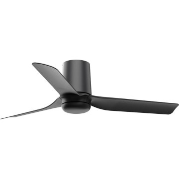 FARO 33834-Ανεμιστήρας οροφής MINI PUNT TUB S μαύρο διάμετρος 90 cm + τηλεχειριστήριο