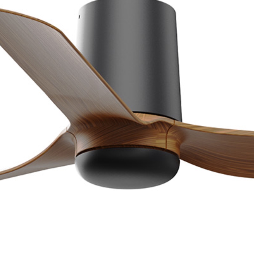 FARO 33835 - Ανεμιστήρας οροφής MINI PUNT TUB S καφέ/μαύρο διάμετρος 90 cm + τηλεχειριστήριο