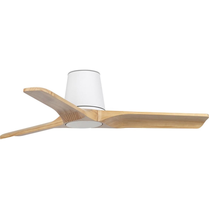 FARO 33836 - Ανεμιστήρας οροφής HEYWOOD TUB S πεύκο/λευκό διάμετρος 90 cm + τηλεχειριστήριο