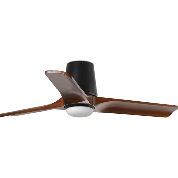 FARO 33837WT-1TW - Ρυθμιζόμενος οροφής ανεμιστήρας LED HEYWOOD TUB με LED/10W/230V 2700/4000/6000K πεύκο/λευκό διάμετρος 90 εκ. Wi-Fi Tuya + τηλεχειριστήριο