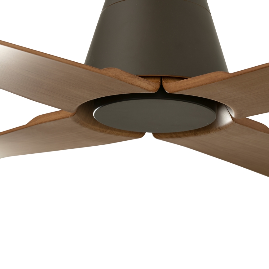 FARO 34106-ανεμιστήρας οροφής TYPHOON M καφέ δ. 130 cm IP44 + τηλεχειριστήριο