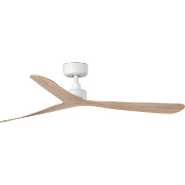 FARO 34195WT - Ανεμιστήρας οροφής ROCKER M Ø 132 εκ. μπεζ/λευκό Wi‑Fi Tuya + τηλεχειριστήριο