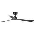 FARO 34196 - Ανεμιστήρας οροφής ROCKER M, διάμ. 132 cm, μαύρος + τηλεχειριστήριο