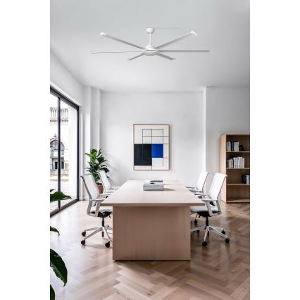 FARO 34202 - Ανεμιστήρας οροφής ROTTERDAM XL λευκό διάμετρος 200 cm + τηλεχειριστήριο
