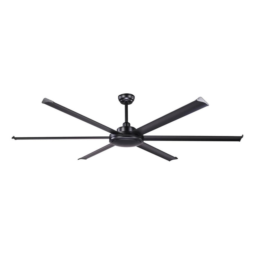 FARO 34203 - Ανεμιστήρας οροφής ROTTERDAM XL μαύρο διάμετρος 200 cm + τηλεχειριστήριο