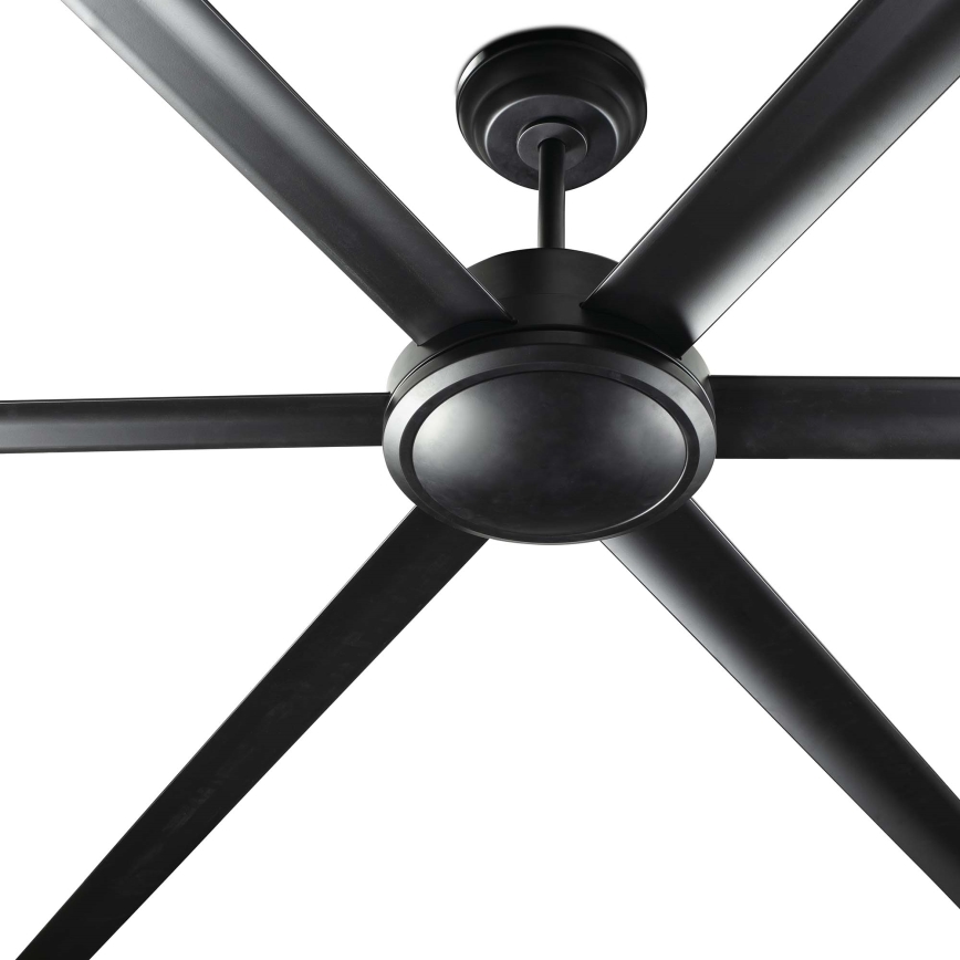 FARO 34203 - Ανεμιστήρας οροφής ROTTERDAM XL μαύρο διάμετρος 200 cm + τηλεχειριστήριο