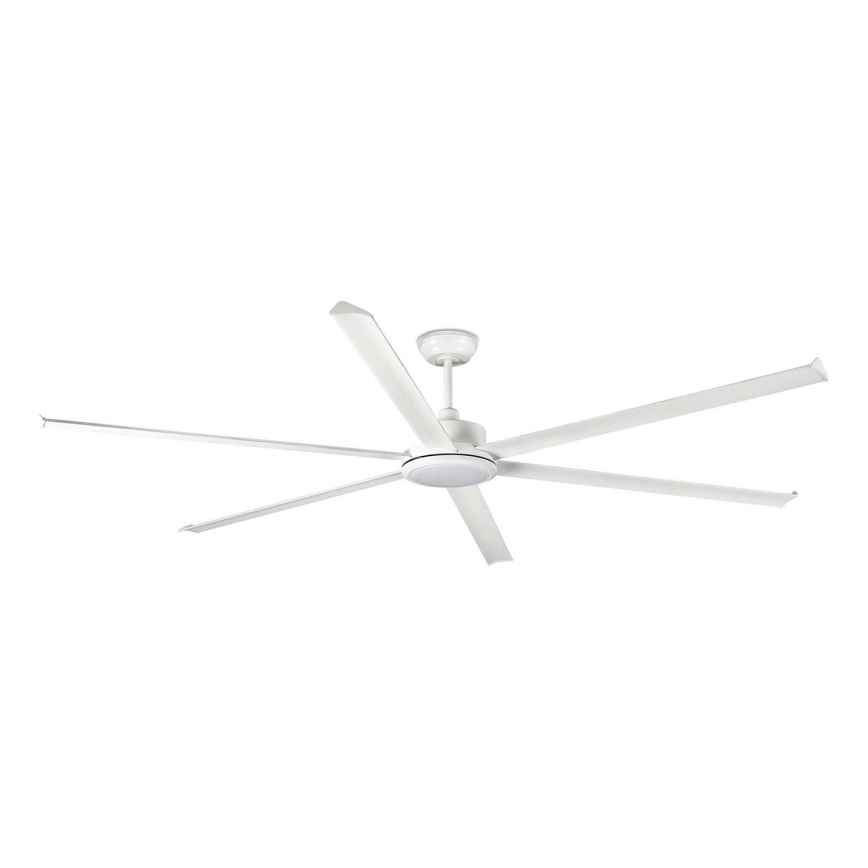 FARO 34206-130 - Ανεμιστήρας οροφής LED Dimmable ROTTERDAM XXL LED/32W/230V λευκό διάμετρος 250 cm + τηλεχειριστήριο