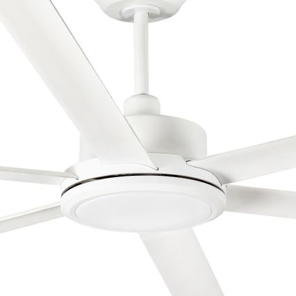 FARO 34206 - Ανεμιστήρας οροφής ROTTERDAM XXL λευκό διάμετρος 250 cm + τηλεχειριστήριο