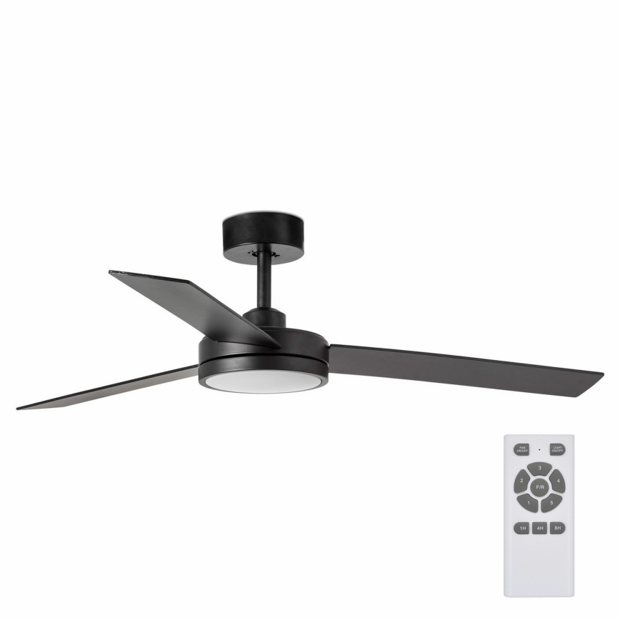 FARO 34261 - LED Ανεμιστήρας οροφής BARTH LED/24W/230V μαύρο + τηλεχειριστήριο