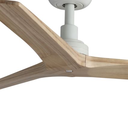 FARO 34281 - Ανεμιστήρας οροφής KLIM S καφέ/λευκό διάμετρος 92,5 cm + τηλεχειριστήριο