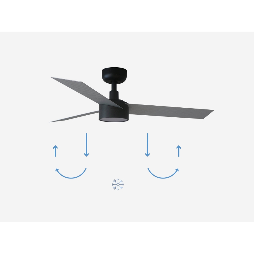 FARO 34285-1TW - LED ρυθμιζόμενος οροφής ανεμιστήρας CRUISER S LED/18W/230V 2700/4000/6500K διάμ. 106 εκ. + τηλεχειριστήριο