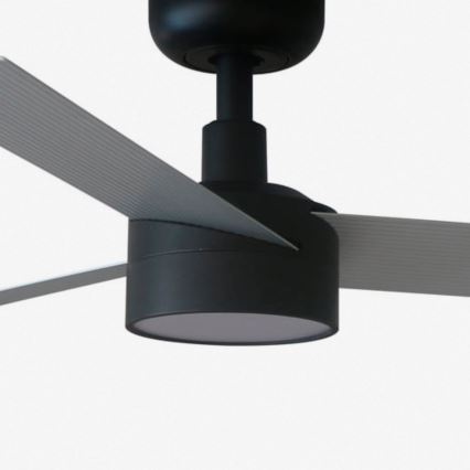 FARO 34285WT1S - Ανεμιστήρας οροφής CRUISER S με ρυθμιζόμενο LED φωτισμό, 18W/230V, 2700/3000/4000K, διάμ. 106 cm, γκρι/μαύρο, Wi‑Fi Tuya + τηλεχειριστήριο