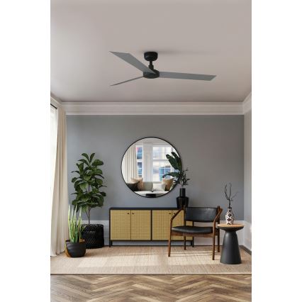 FARO 34286 - Οροφής ανεμιστήρας CRUISER L μαύρος διάμ. 132 εκ. + τηλεχειριστήριο