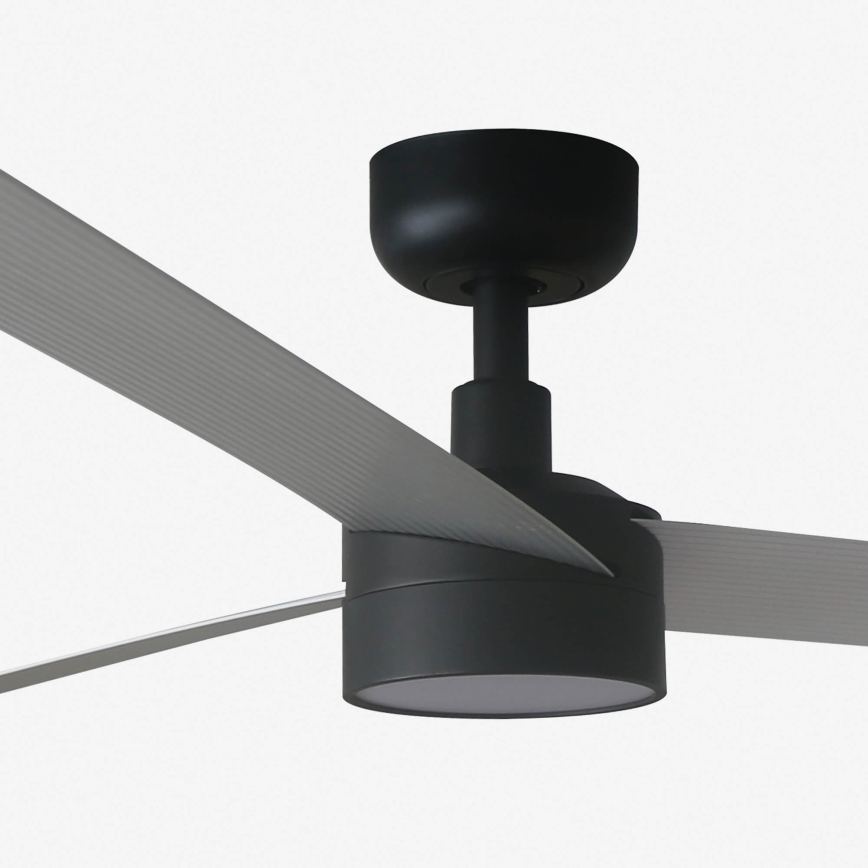 FARO 34287WT1S - Ανεμιστήρας οροφής LED με ρύθμιση φωτεινότητας CRUISER XL LED/18W/230V 2700/3000/4000K Ø 160 cm γκρι/μαύρο Wi-Fi Tuya + τηλεχειριστήριο