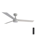 FARO 34290-1TW - Ρυθμιζόμενος ανεμιστήρας CRUISER LED/20W/230V 2700/3000/4000K, διάμ. 132 cm, λευκός + τηλεχειριστήριο