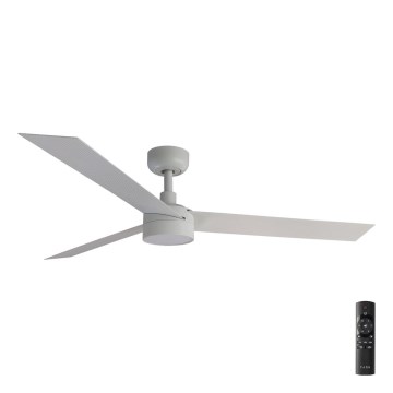FARO 34290-1TW - Ρυθμιζόμενος ανεμιστήρας CRUISER LED/20W/230V 2700/3000/4000K, διάμ. 132 cm, λευκός + τηλεχειριστήριο
