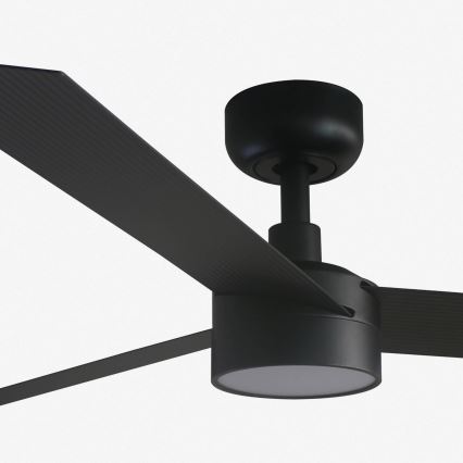 FARO 34291-1TW - Ρυθμιζόμενος LED οροφής ανεμιστήρας CRUISER LED/20W/230V 2700/3000/4000K Ø 132 cm μαύρος + τηλεχειριστήριο