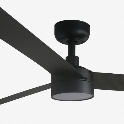FARO 34293-1TW - Ρυθμιζόμενος LED ανεμιστήρας οροφής CRUISER XL LED/18W/230V 2700/3000/4000K διάμ. 160 εκ. μαύρος + τηλεχειριστήριο