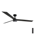 FARO 34293-1TW - Ρυθμιζόμενος LED ανεμιστήρας οροφής CRUISER XL LED/18W/230V 2700/3000/4000K διάμ. 160 εκ. μαύρος + τηλεχειριστήριο