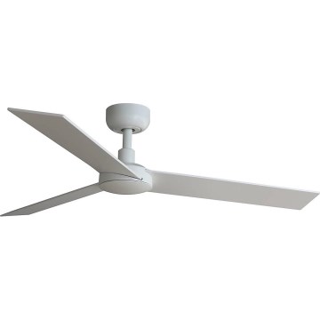 FARO 34295WT - Ανεμιστήρας οροφής RUDDER S λευκό/μπεζ διάμετρος 106 cm Wi-Fi Tuya + τηλεχειριστήριο