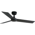 FARO 34296WT - Ανεμιστήρας οροφής RUDDER S μαύρο/καφέ διάμετρος 106 cm Wi-Fi Tuya + τηλεχειριστήριο