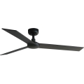 FARO 34298WT - Ανεμιστήρας οροφής RUDDER L μαύρο/βέγκε διάμετρος 132 cm Wi-Fi Tuya + τηλεχειριστήριο
