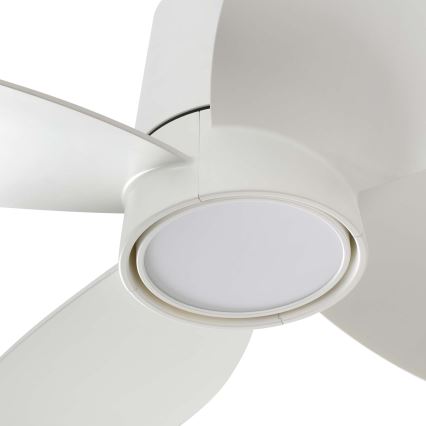 FARO 34315 - Ανεμιστήρας οροφής LED Dimmable KLOVER S LED/20W/230V 2700/4000/6500K λευκό διάμετρος 80 cm + τηλεχειριστήριο