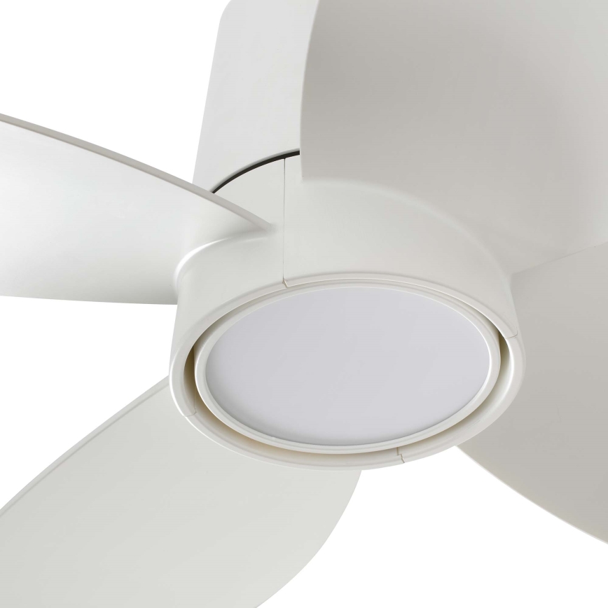 FARO 34315 - Ανεμιστήρας οροφής LED Dimmable KLOVER S LED/20W/230V 2700/4000/6500K λευκό διάμετρος 80 cm + τηλεχειριστήριο