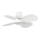FARO 34315WT - Ανεμιστήρας οροφής LED Dimmable KLOVER TUB S LED/20W/230V 2700/4000/6500K λευκό διάμετρος 80 cm Wi-Fi Tuya + τηλεχειριστήριο