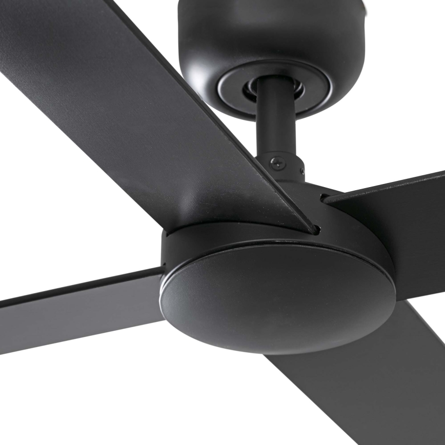 FARO 34356 - Ανεμιστήρας οροφής RUDDER L καφέ/μαύρο διάμετρος 132 cm + τηλεχειριστήριο