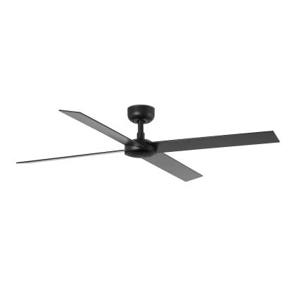 FARO 34356WT - Ανεμιστήρας οροφής RUDDER L καφέ/μαύρο διάμετρος 132 cm Wi-Fi Tuya + τηλεχειριστήριο
