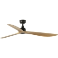 FARO 34360WT - Ανεμιστήρας οροφής OUTWOOD L, καφέ/μαύρο, Ø 150 εκ., Wi‑Fi Tuya, IP44 + τηλεχειριστήριο