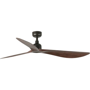 FARO 34362 - Ανεμιστήρας οροφής OUTWOOD L καφέ/μαύρο διάμετρος 150 cm IP44 + τηλεχειριστήριο